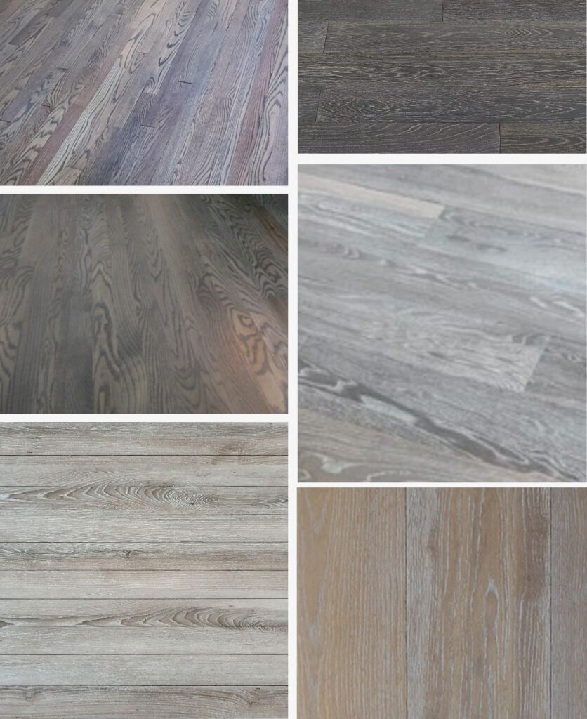 gray wash wood floor examples