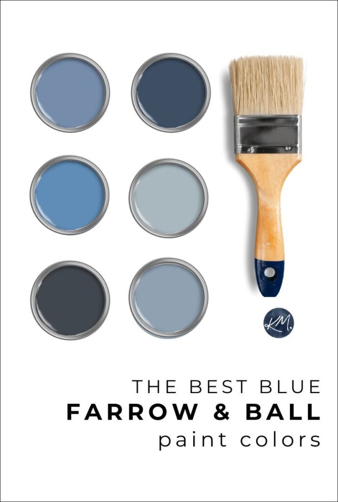 Farrow and Balls best blue paint colors, navy blue, light blue, black blue and more