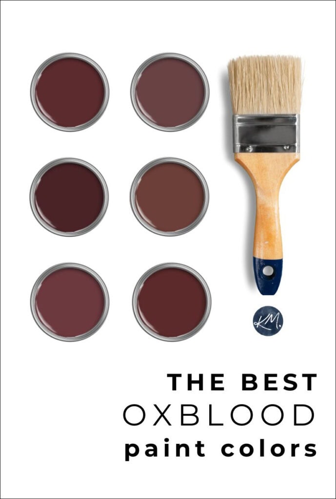 THE BEST OXBLOOD, DARK RED PAINT COLORS. BENJAMIN MOORE, SHERWIN WILLIAMS, FARROW AND BALL
