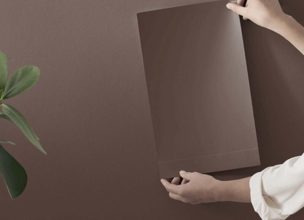 benjamin moore barista samplize peel and stick