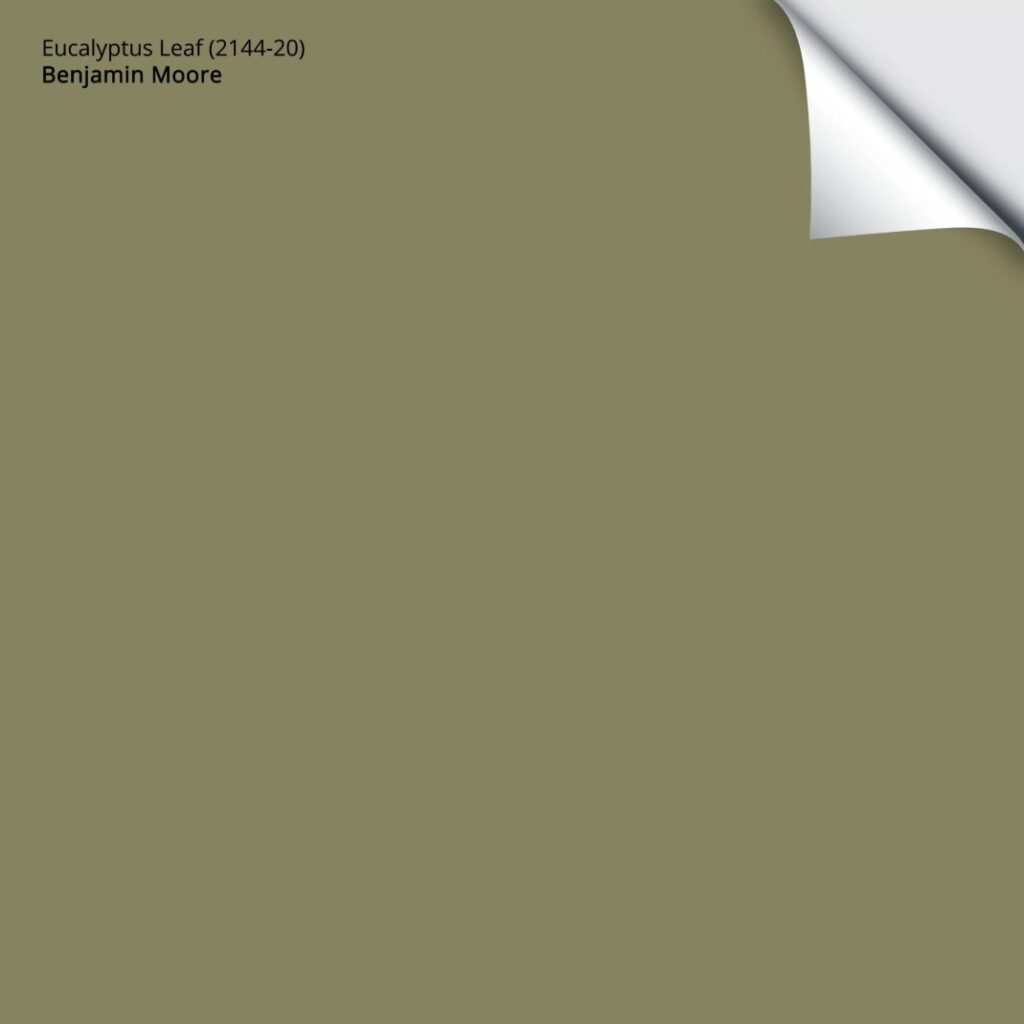 benjamin moore eucalyptus green, samplize peel and stick