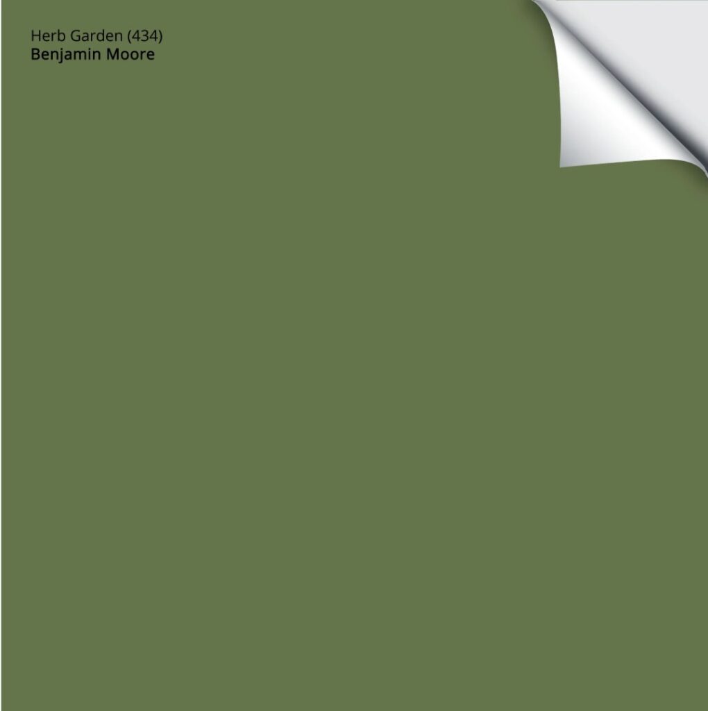 benjamin moore herb garden samplize peel and stick sample