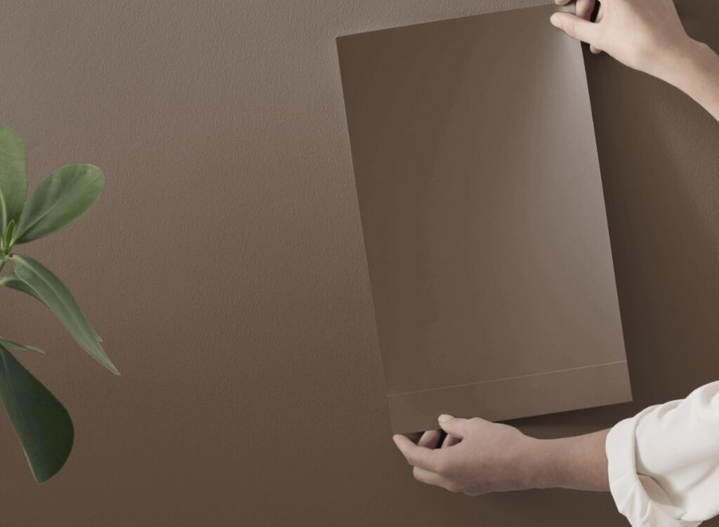 sable samplize peel and stick brown paint color