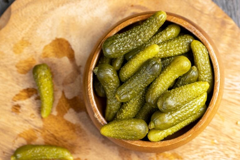 Green,Pickled,Cucumbers,On,The,Table,,Crispy,Salted,Pickled,Cucumbers