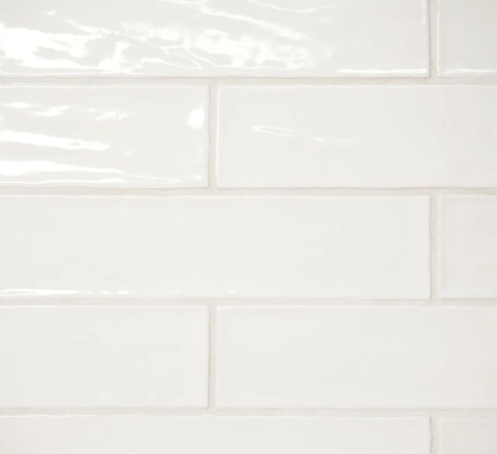 Bedrosians marin wall tile in pearl white for backsplash