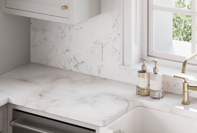 Drama Marble laminate countertop from Wilsonart