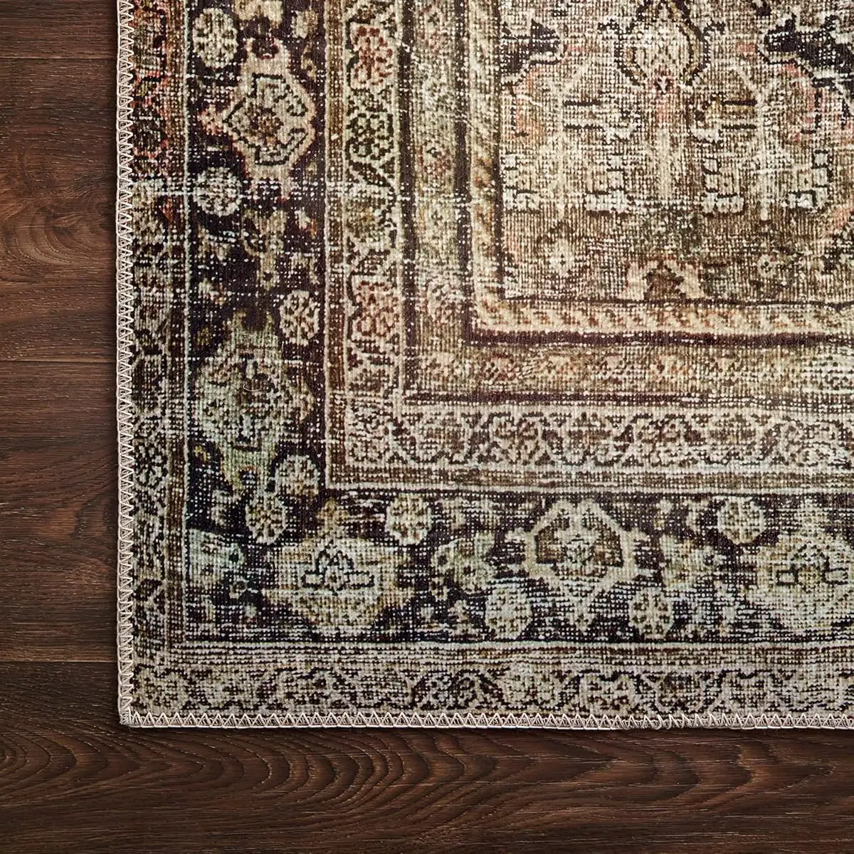 Loloi Layla Olive Charcoal Area Rug